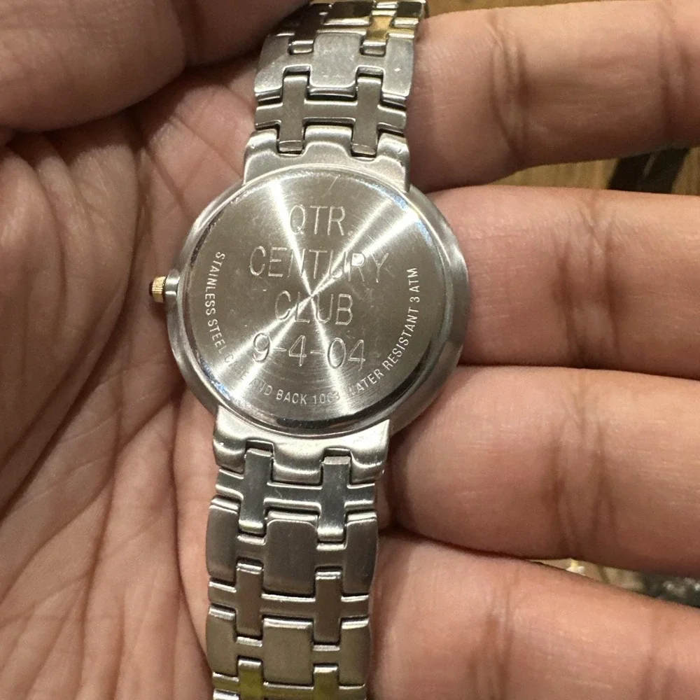 Working Two Tone Heavy‎ F Watch 3 Atm Unisex Watch 33mm Fit 8 Inch New Battery